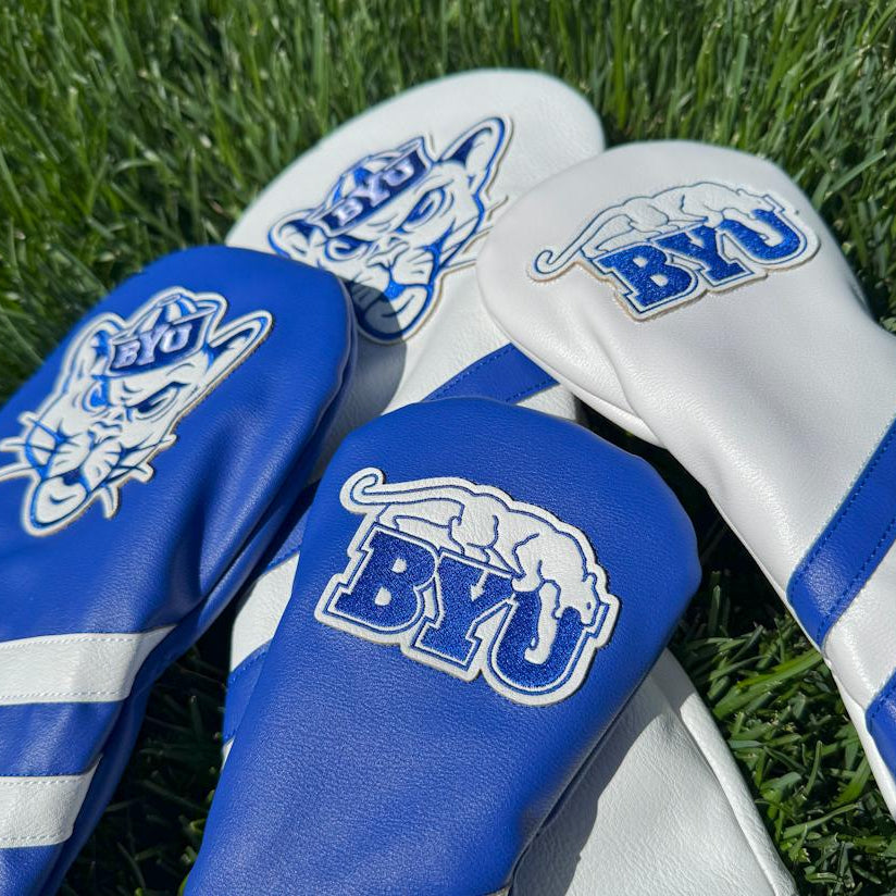 BYU Cougars Golf Club Cover - Driver, Hybrid, Putter