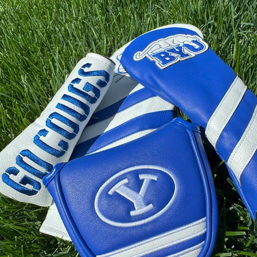 BYU Cougars Golf Club Cover - Driver, Hybrid, Putter